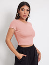 EZwear Rib knit Crop Top