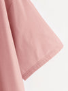 Drop Shoulder Split Side Dip Hem Slogan Graphic Top