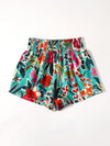 Floral Print Wide Leg Shorts
