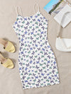 Allover Butterfly Print Dress