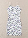 Allover Butterfly Print Dress