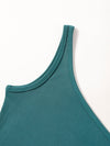 One Shoulder Rib knit Crop Top