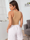 ICON Asymmetrical Shoulder Crop Top