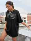Letter Graphic Drop Shoulder Tee