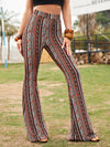 Floral Print Flare Leg Pants