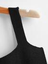 Solid Crop Knit Top