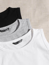 3 Pack Round Neck Tank Top