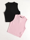 EZwear 2 Pack Rib knit Tank Top