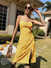Ditsy Floral Split Thigh Cami Dress