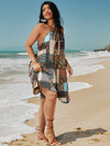 Plus Paisley And Patchwork Print Cami Dress