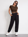 EZwear Rib knit Crop Top