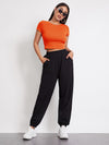 EZwear Rib knit Crop Top