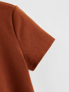Single Breasted Notched Collar Tee