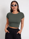 EZwear Rib knit Crop Top