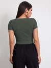 EZwear Rib knit Crop Top