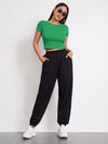 EZwear Rib knit Crop Top
