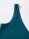 One Shoulder Rib knit Crop Top