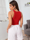 ICON Asymmetrical Shoulder Crop Top