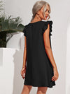 Ruffle Trim Dress