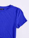 EZwear F Neon Orange Drawstring Side Solid Top