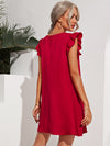 Ruffle Trim Dress