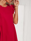 Ruffle Trim Dress