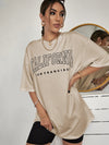 Letter Graphic Drop Shoulder Tee