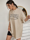 Letter Graphic Drop Shoulder Tee
