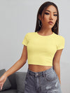 EZwear Rib knit Crop Top