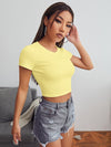 EZwear Rib knit Crop Top