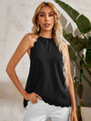 Scallop Edge Halter Top