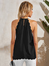 Scallop Edge Halter Top
