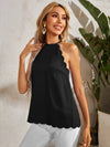 Scallop Edge Halter Top