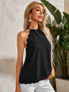 Scallop Edge Halter Top