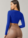 BASICS Cotton Solid Crop Top