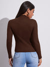 Cutout Front Fitted Tee