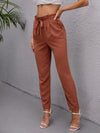 Paperbag Waist Belted Pants