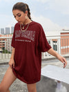 Letter Graphic Drop Shoulder Tee