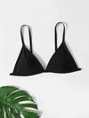 Solid Triangle Bikini Top