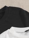 2 Pack Ruched Drawstring Side Tee