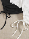 2 Pack Ruched Drawstring Side Tee