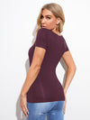 Cap Sleeve Solid Tee