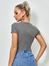 EZwear Rib knit Crop Top