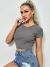 EZwear Rib knit Crop Top