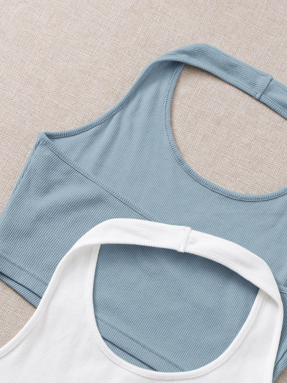2 Pack Halter Top