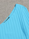 One Shoulder Rib knit Crop Top