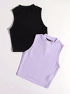 EZwear 2 Pack Rib knit Tank Top