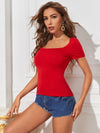 Cap Sleeve Solid Tee
