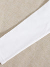 EZwear F Solid V Neck Crop Tee