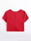 Twist Hem Solid Tee